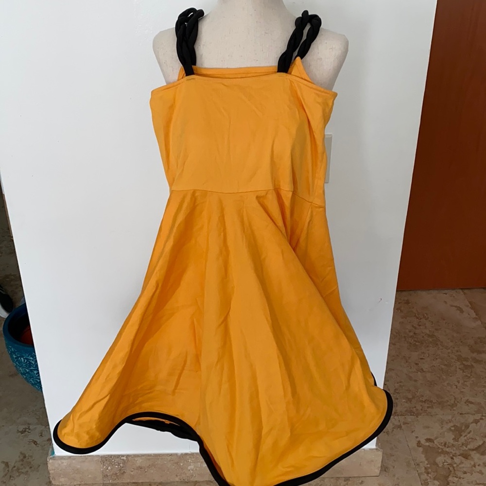 Nikolita orange black girls dress perfect 4 pumpkin patch 10